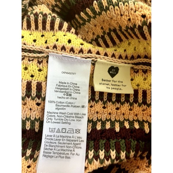 Madewell Crochet Janson Sweater Halter Tank Top 100% Cotton Size XS Summer 2021 - Picture 3 of 7